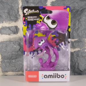 Amiibo Splatoon Squid (Neon Purle) (01)
